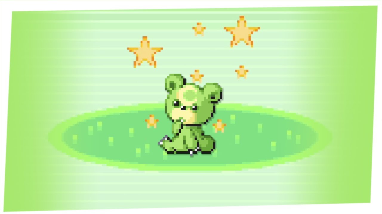Live Shiny Teddiursa after 6,923 REs in Emerald! [Safari Week]