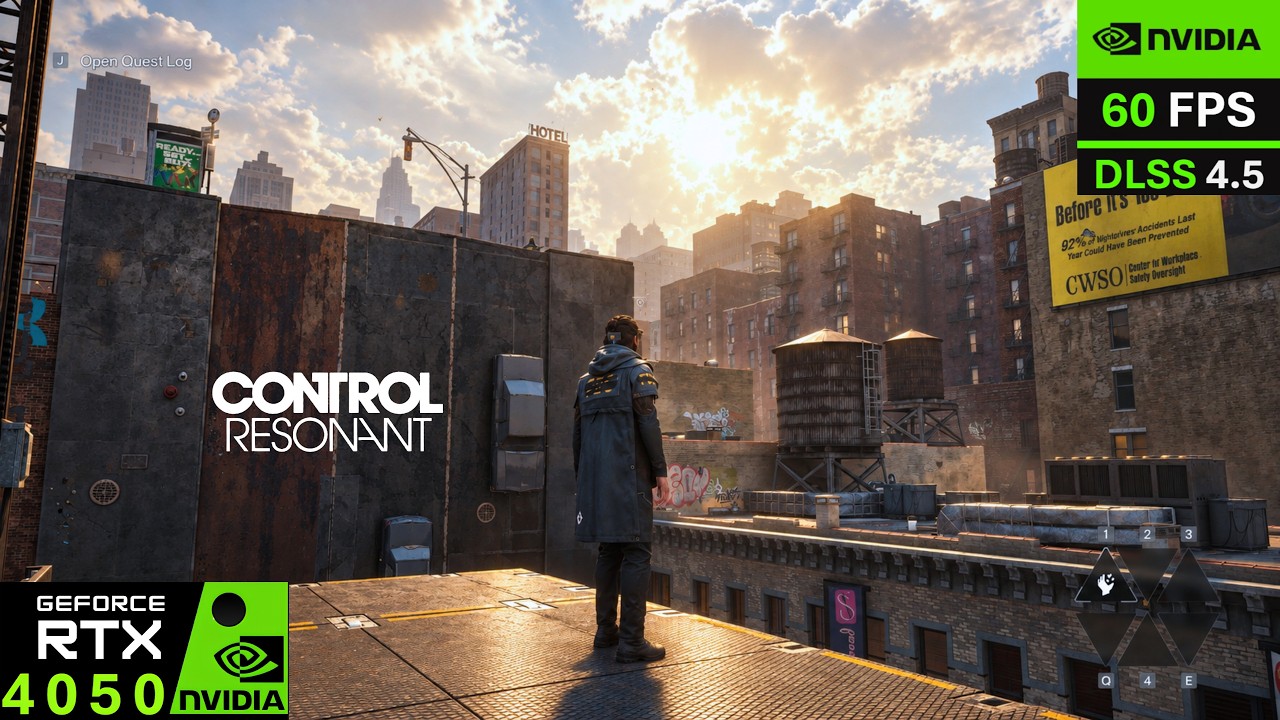 Can the RTX 4050 Handle CONTROL Resonant? | DLSS 4.5 Full FPS Test!
