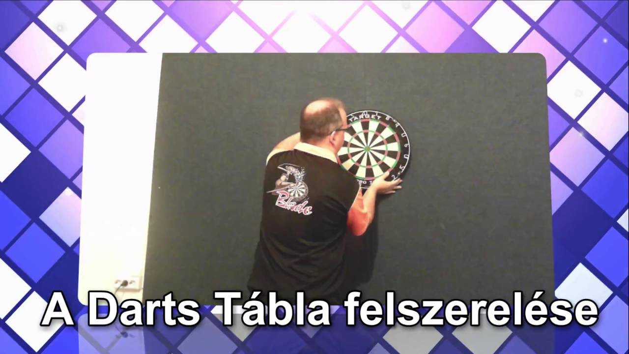 Darts Oktató videók - Tábla Összeszerelés