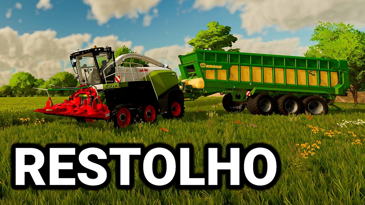 COMO FAZER RESTOLHO - FARMING SIMULATOR 22 EP44