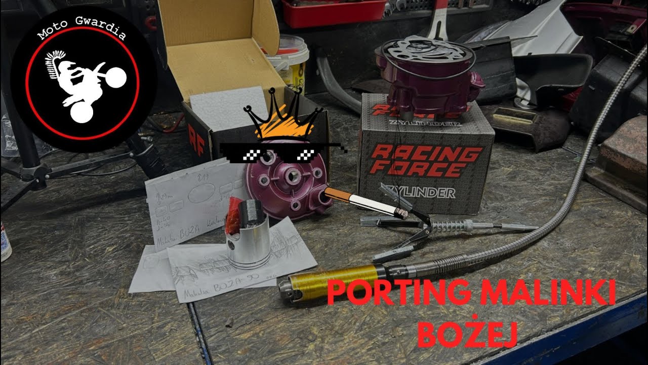 Malina BOŻA po PORTINGU Bestia AM6 i cieknąca głowica TUNING I RIEJU I DT I D50B0