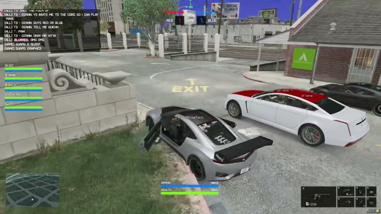 Zolo, Silent, Taco, Swizz, Arnie vs Curtis, Ming, Dripp, a2guapo, GP | $5,000 FiveM Arena Tournament
