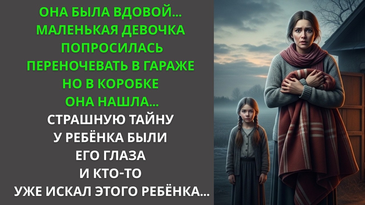 Можно у вас в гараже поспать» — спросила малышка у вдовы на даче… А когда та открыла гараж — замерл