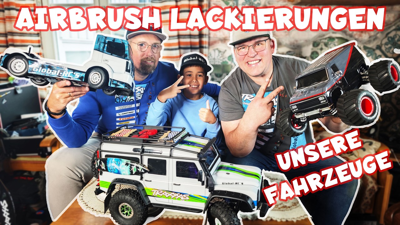 Airbrush Lackierungen: Wir stellen zusammen mit Global RC's ein paar unserer Schmuckst&uuml;cke vor