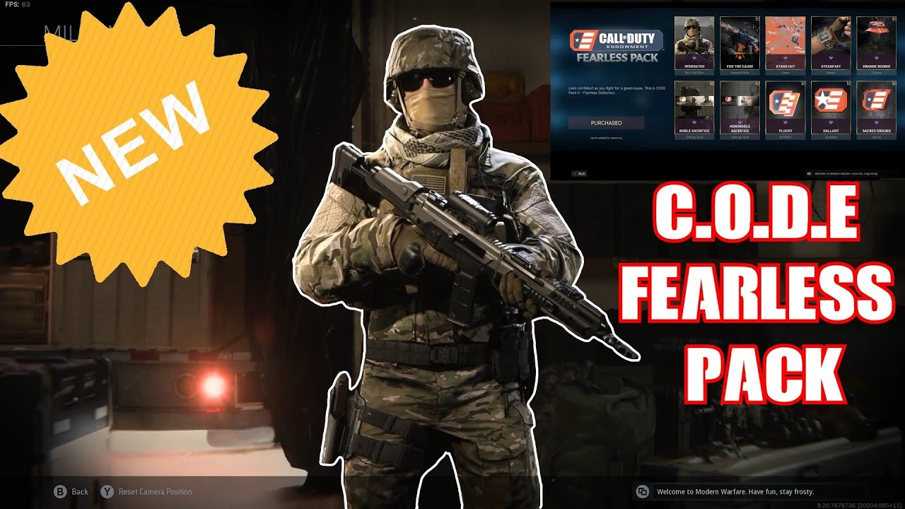 C.O.D.E Fearless Pack Showcase - Modern Warfare