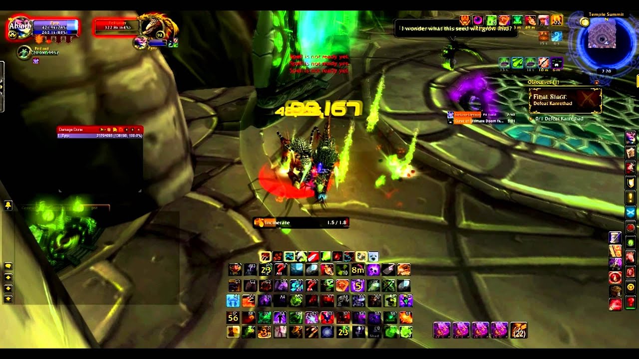 How to Beat Infiltrating the Black Temple Guide | Warlock Green Fire 5.4