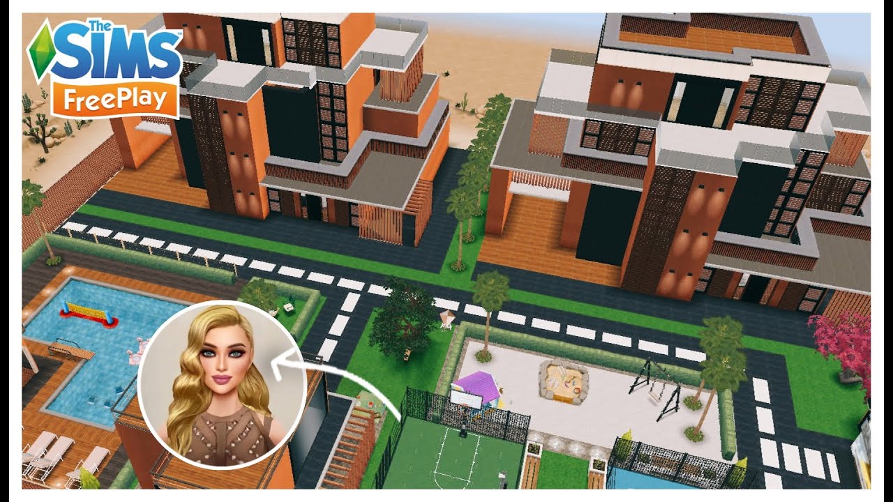 CONDOMÍNIO DE LUXO NO LOTE 54X36 - COLAB VANESSA LOPES | LORENA SIMMER | THE SIMS FREEPLAY 🌟