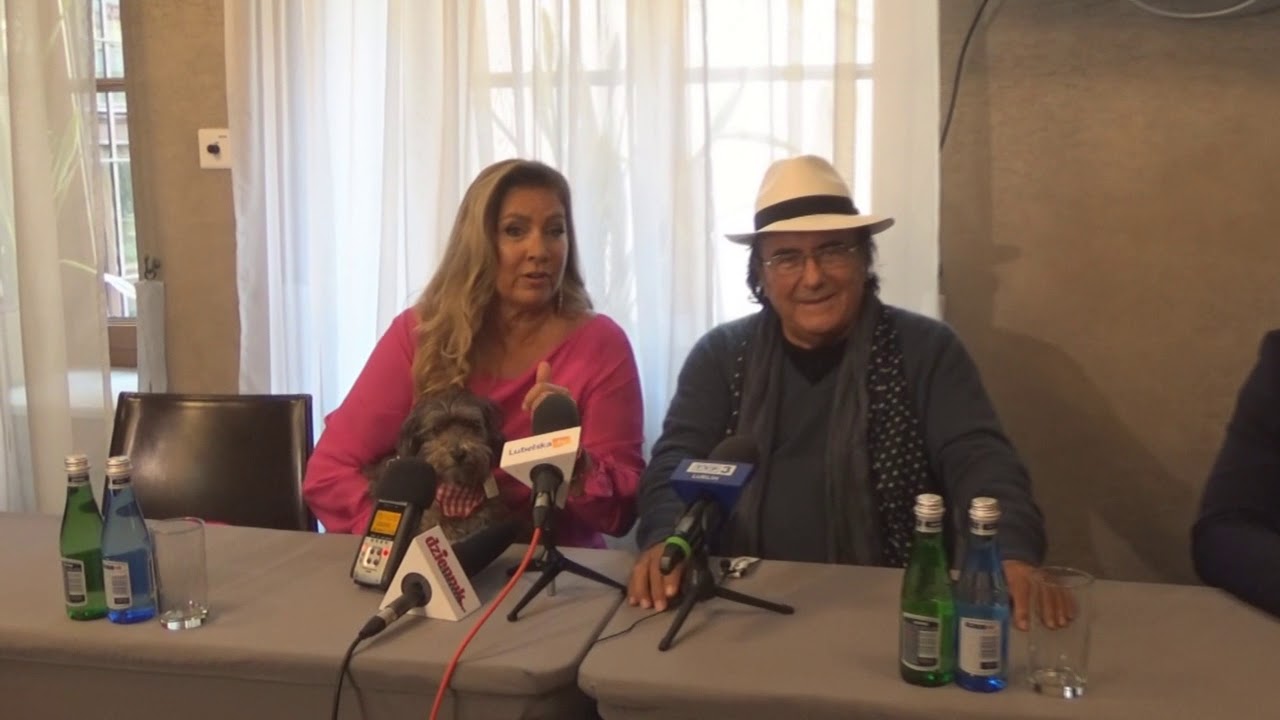 Al Bano i Romina Power przed koncertem w Lublinie