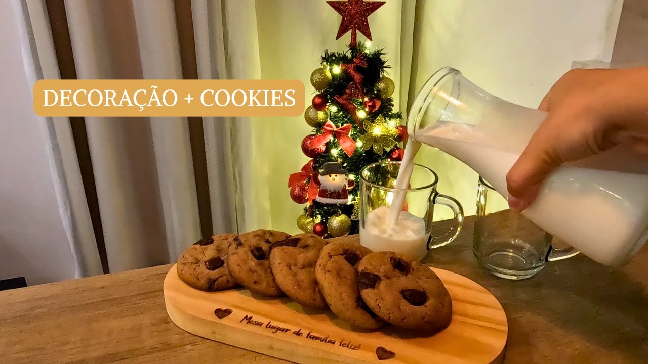 DECORAÇÃO DE NATAL 2025 | Receita de Cookies🍪+ DIY FELIZ NATAL