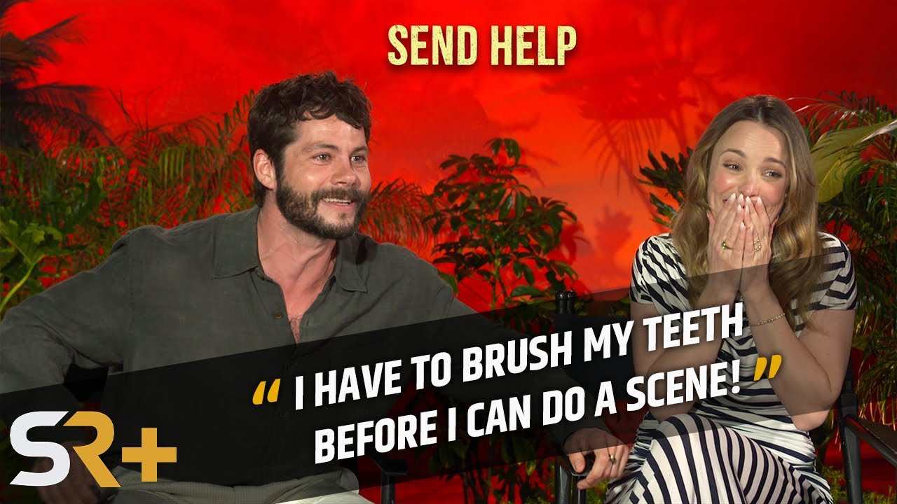 Send Help Stars Rachel McAdams & Dylan O’Brien Hype Gross-Out 