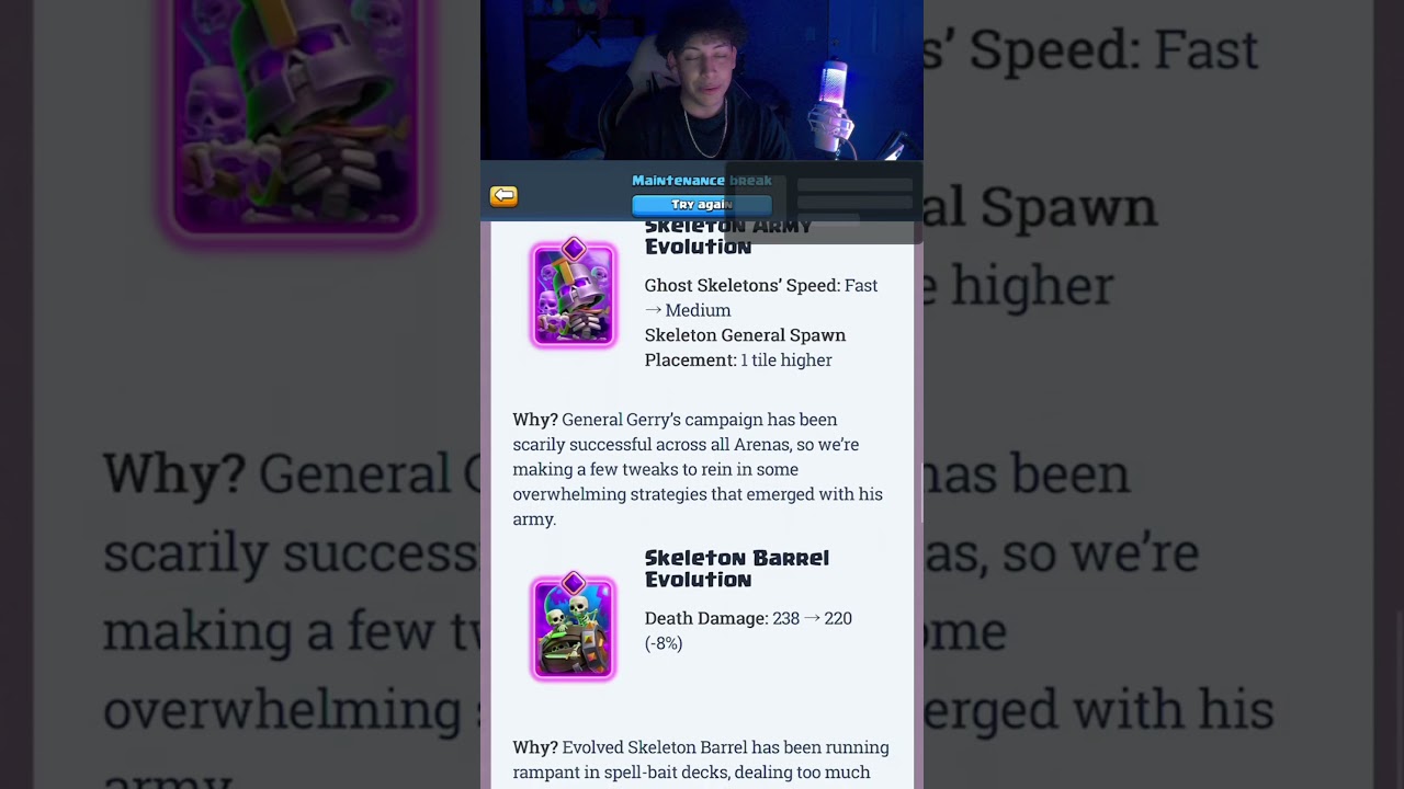 All buffs and nerfs ! EXPLAINED #clashroyale #clashroyaleshorts #supercell
