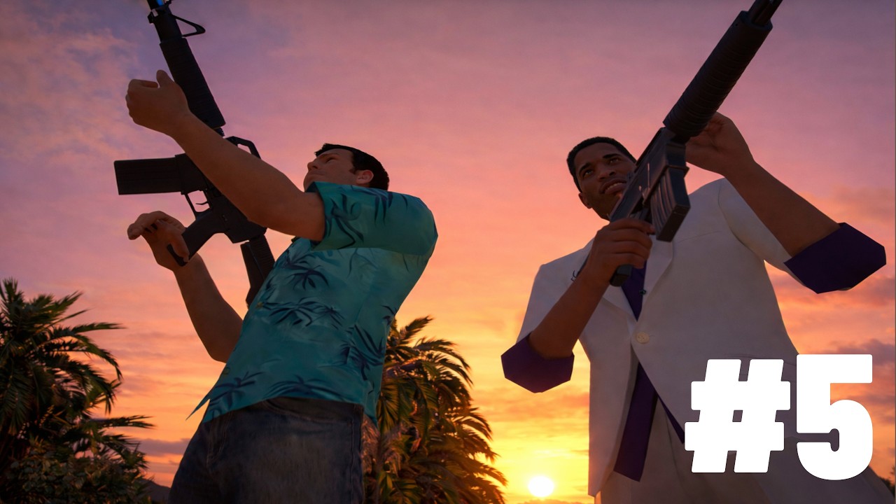 PUCAMO SE NA JAHTI !! - GTA Vice City Next Gen #5