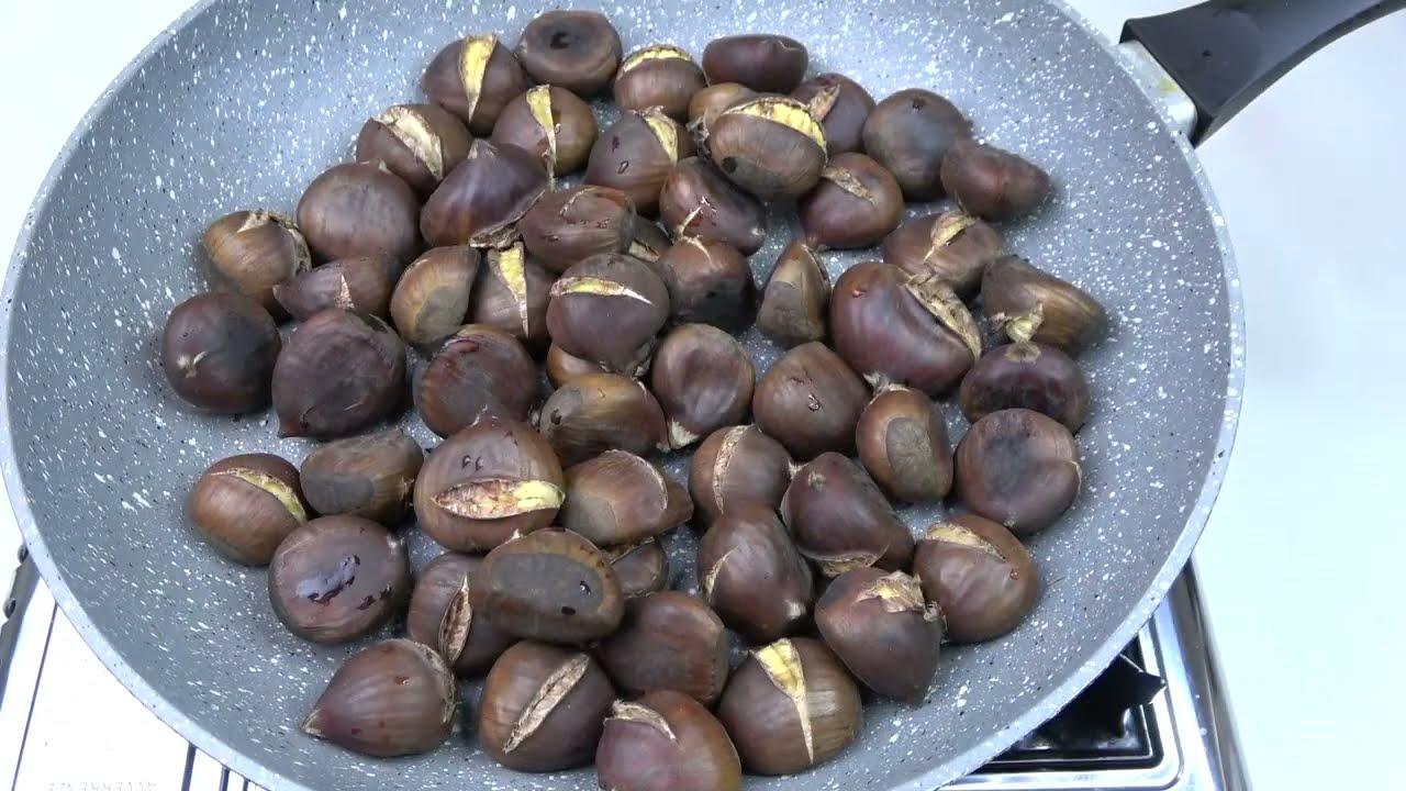 Caldarroste Castagne SENZA  FORNO  | Morbide e Facili