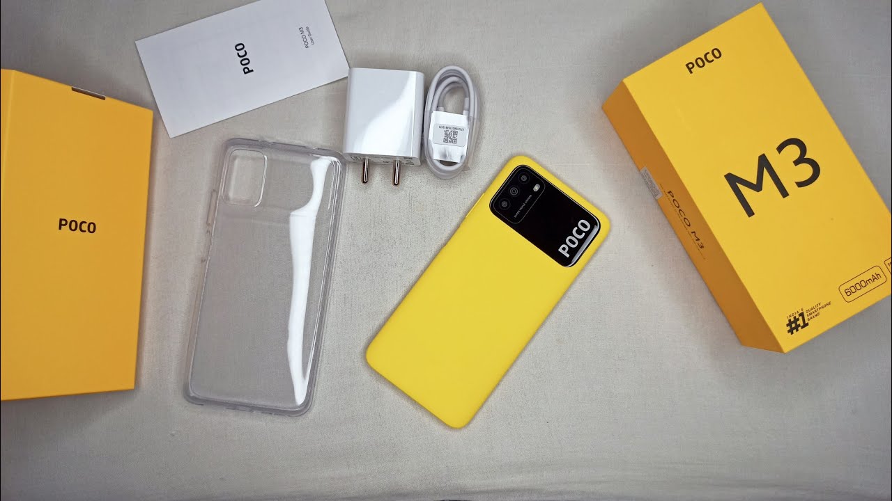 POCO M3 Yellow Box Unboxing & First Impression | Best Budget Smartphone |ONLY 9999🔥🔥