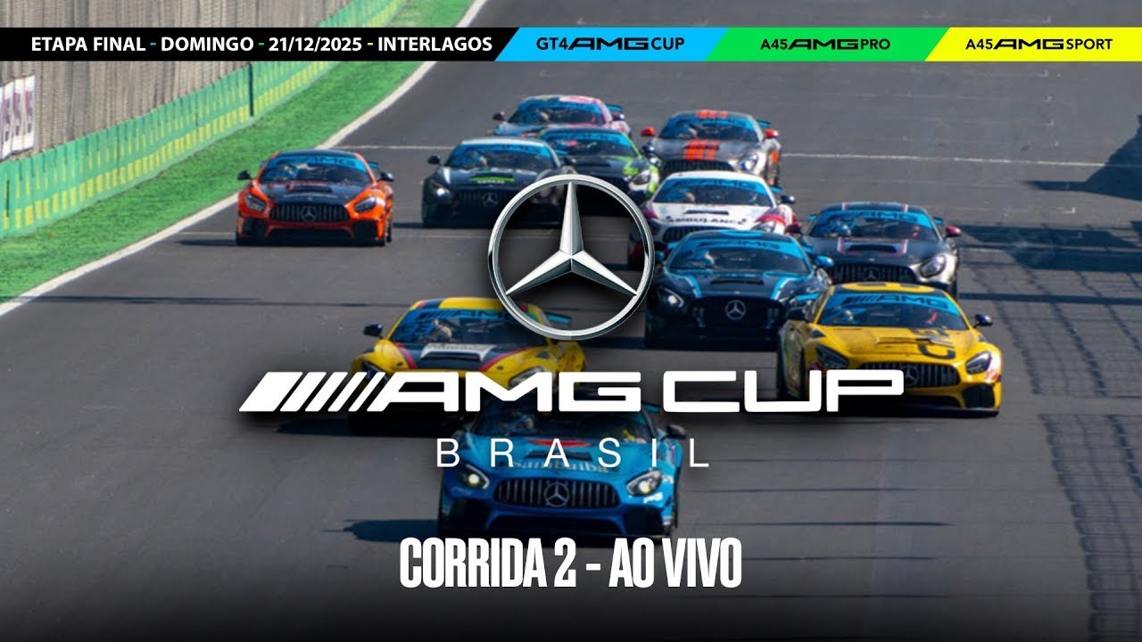 🔴 AMG CUP BRASIL | Corridas 2 | Etapa Final 2025 | Interlagos (SP) | Ao Vivo