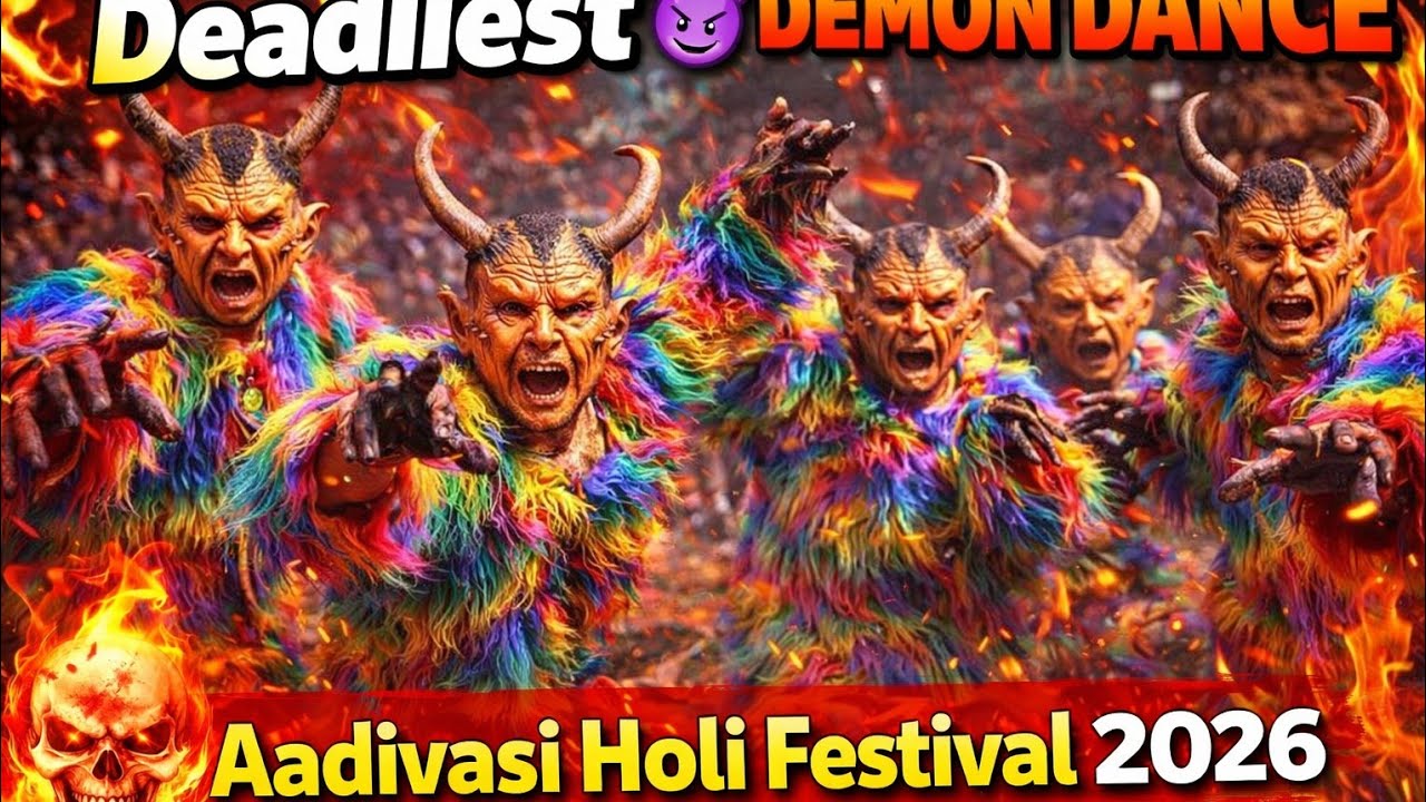 Aadivasi Holi Festival 😱 Joker Logo Ne Kya Hi Dangerous Dance Kiya | OMG Adivasi Holi 2026