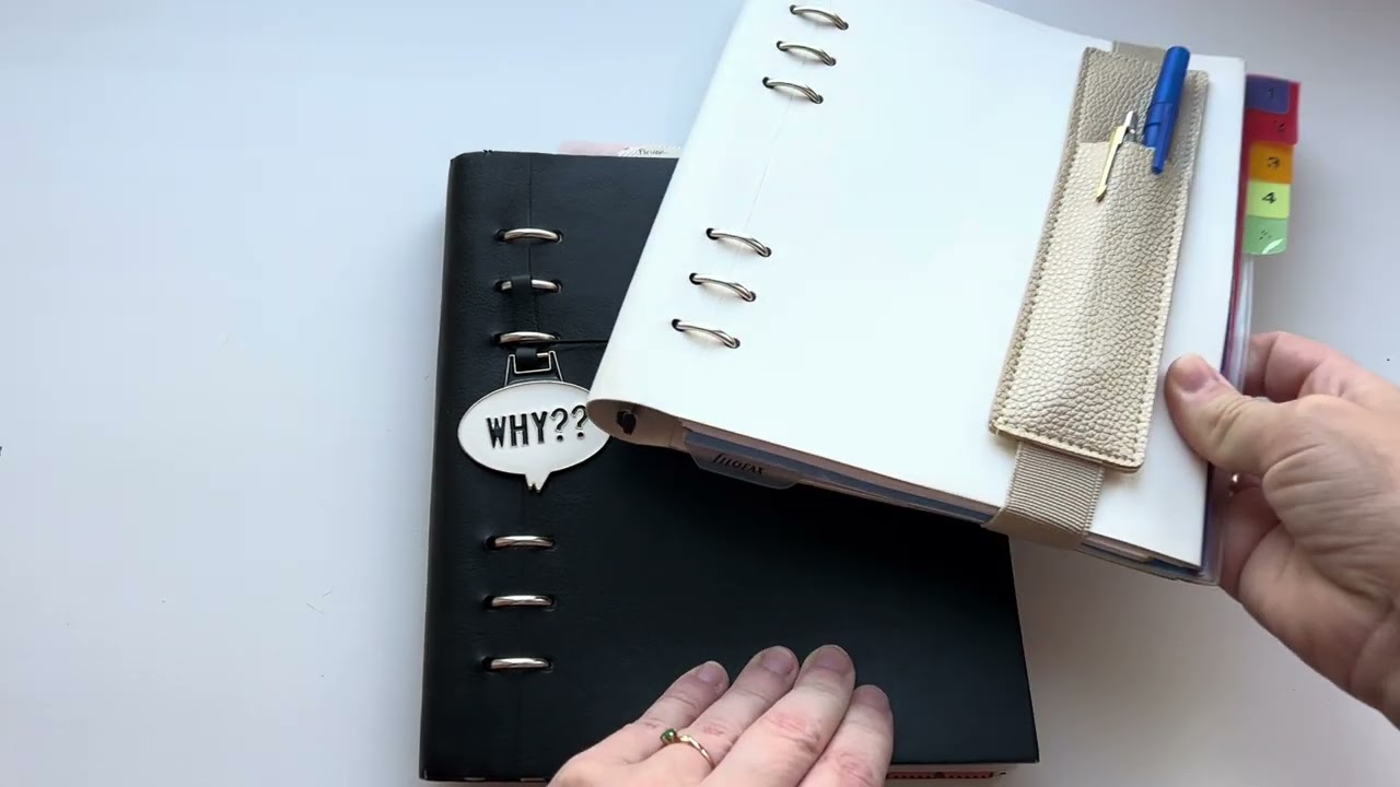 Filofax Clipbook - два мои ежедневника на кольцах, которые я использовала для учёбы