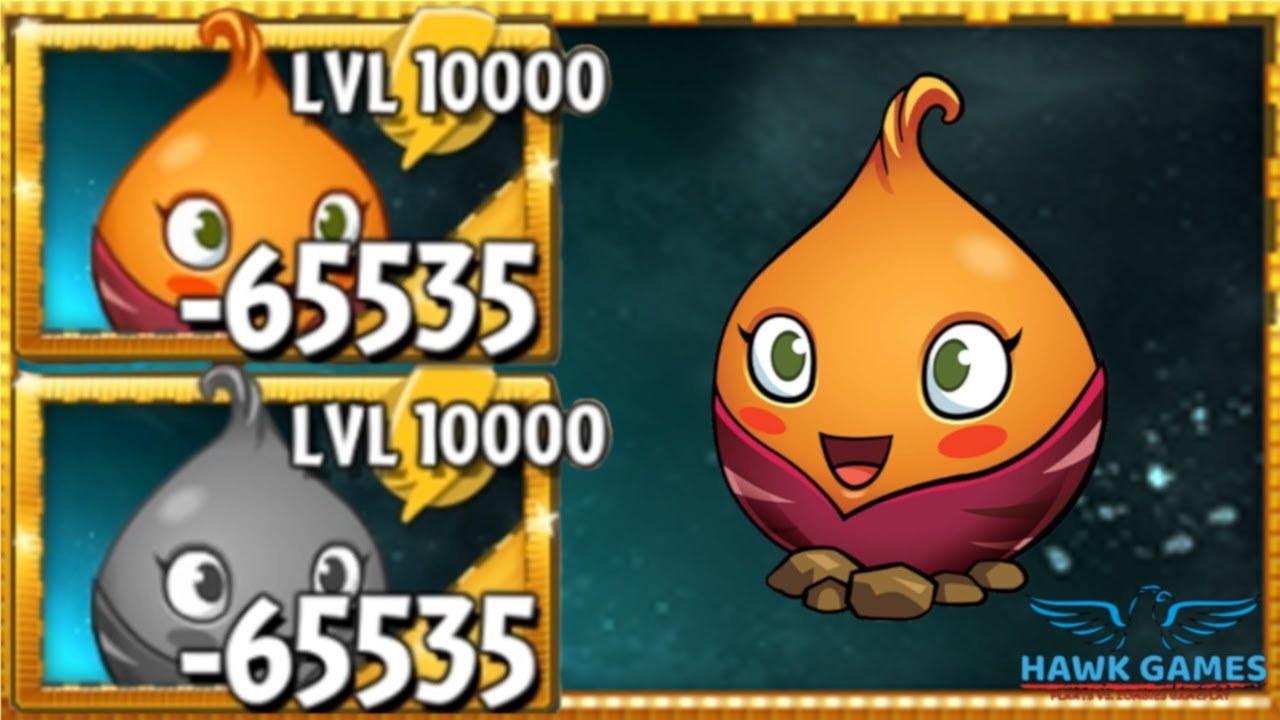 Plants vs Zombies 2 Sweet Potato Upgraded to Level 10000 PvZ2