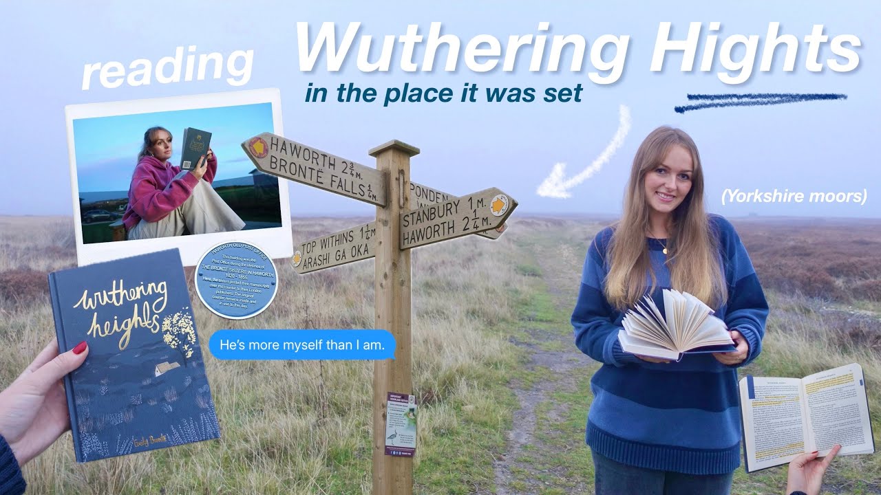 reading Wuthering Heights where it took place📖 | Reading Vlog