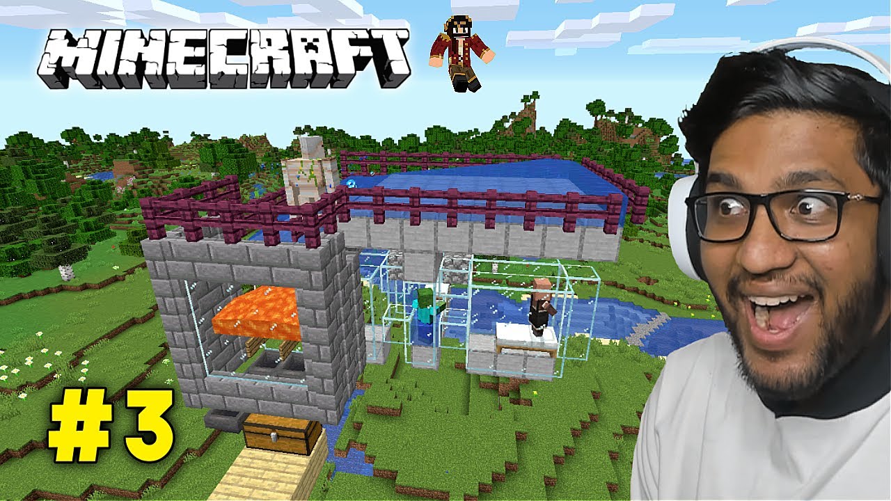 BEST AUTOMATIC IRON FARM IN MINECRAFT FOR HEROBRINE SMP #3