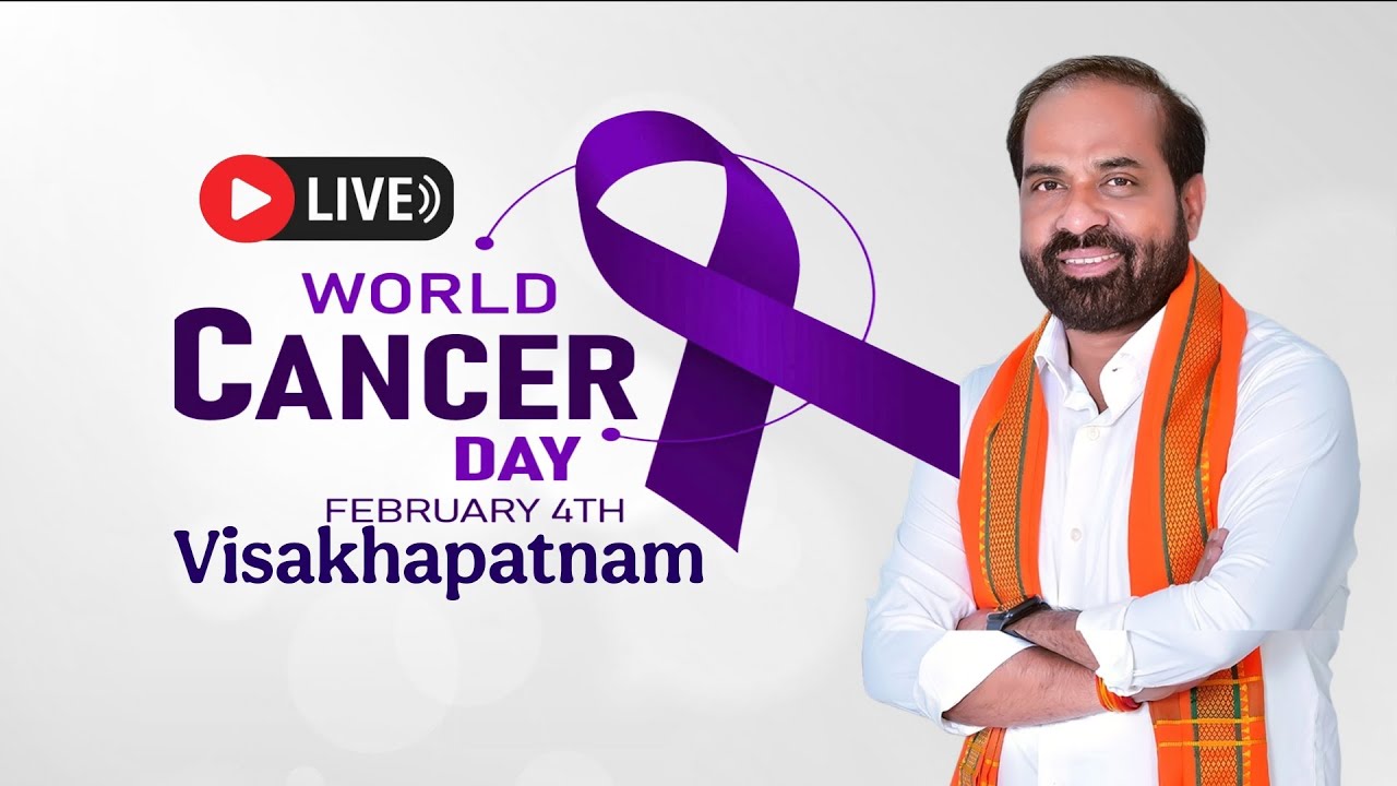 LIVE. World Cancer Day Walkathon – Kalimatha Temple to YMCA Beach Road, Visakhapatnam.