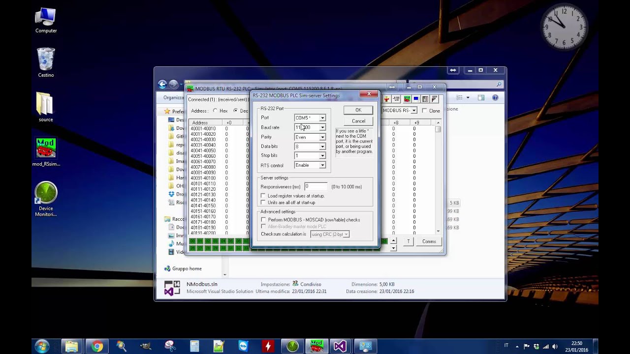 Modbus with C#