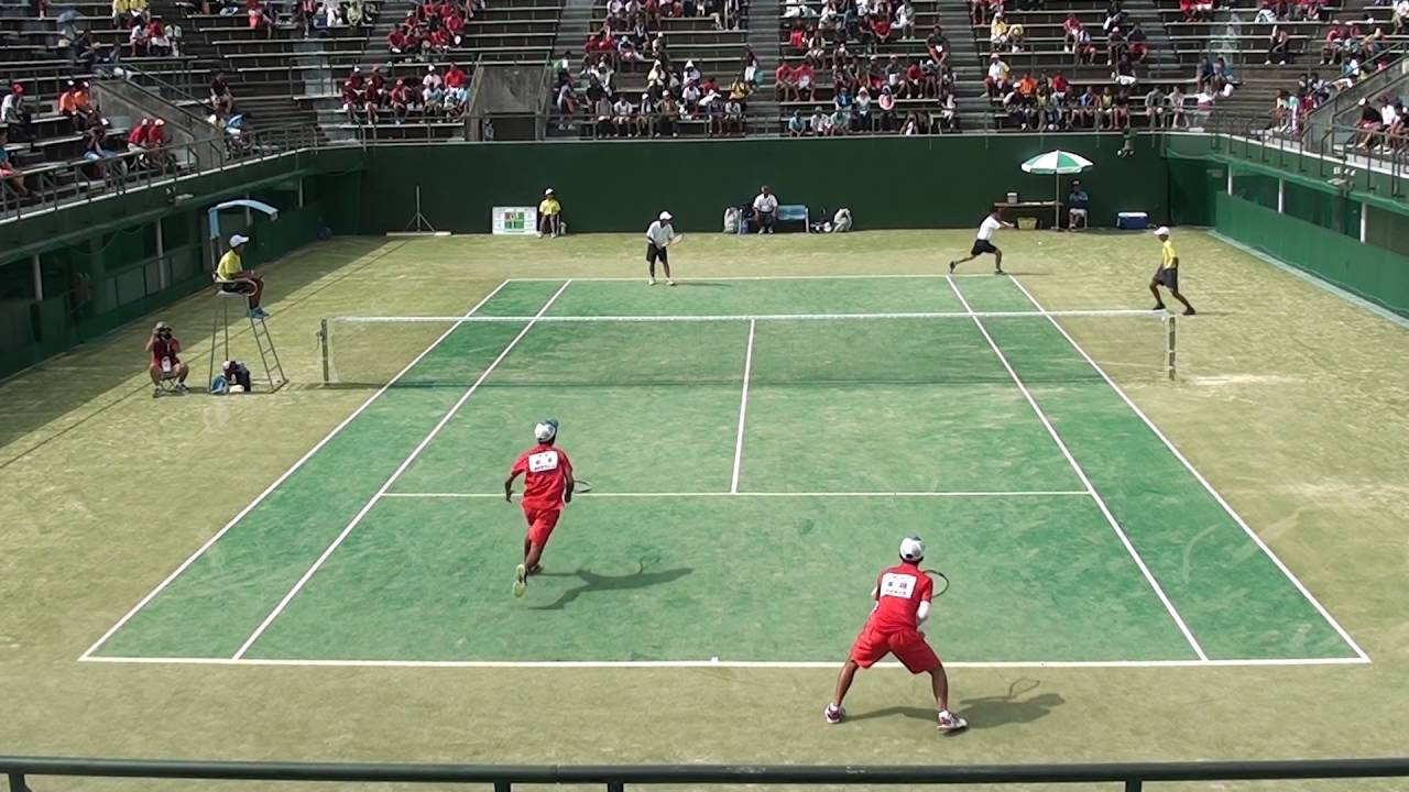 2016 インターハイ 3回戦 溝端・金子 vs 戸﨑・松尾
