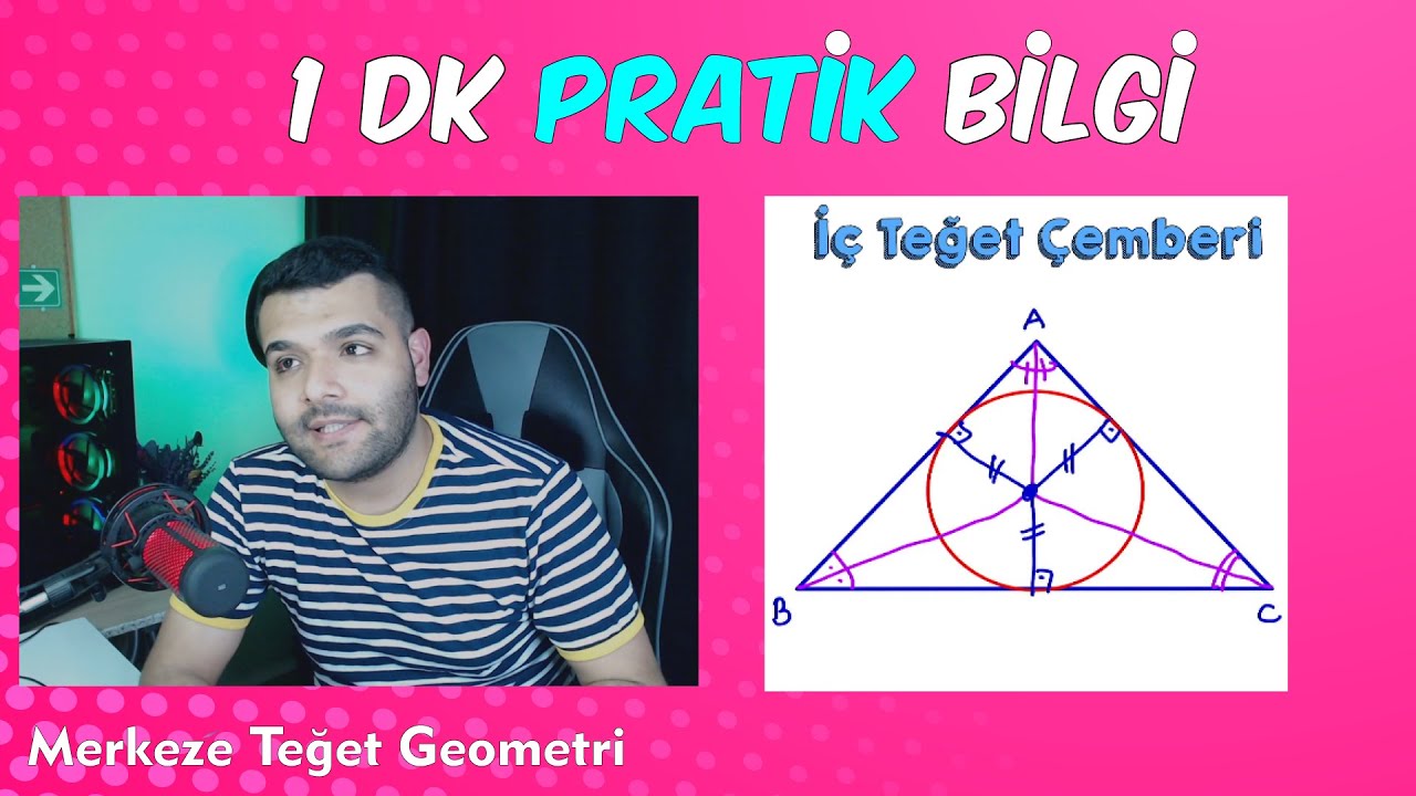 İ&ccedil; Teğet &Ccedil;emberinde Pratik Arayanlara 📌📕🔥 TYT - AYT ve KPSS Geometri