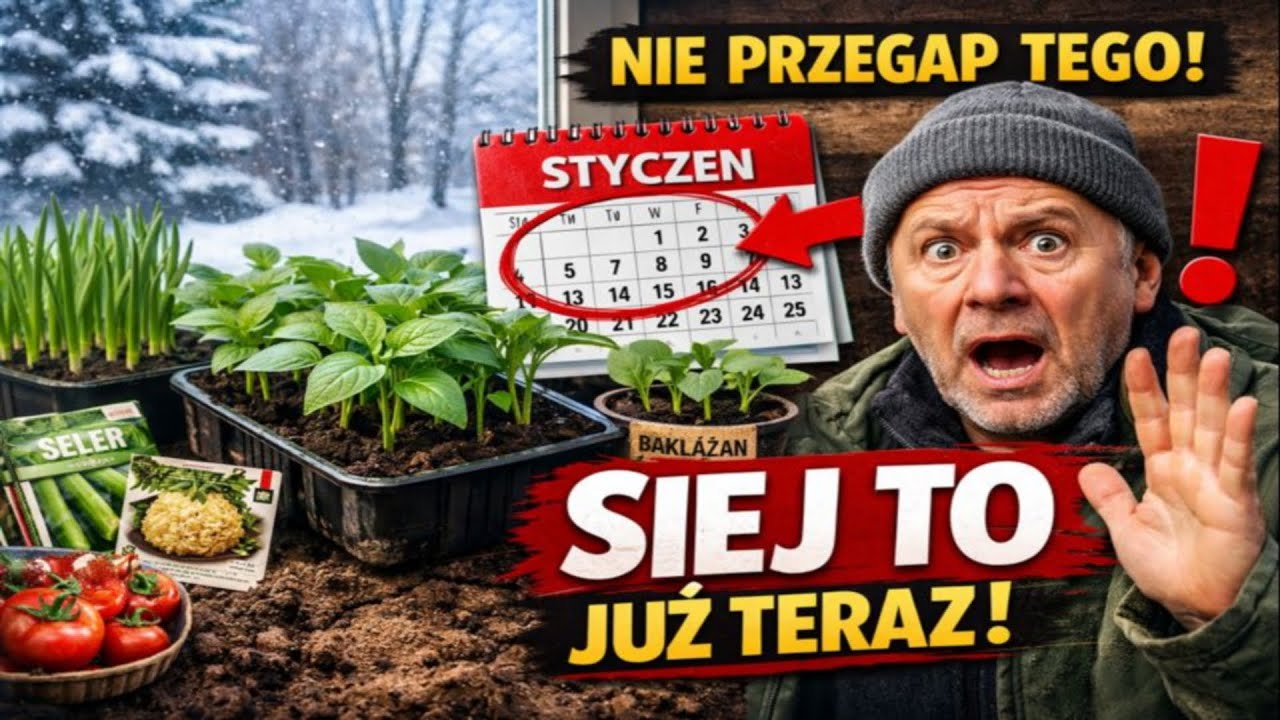 Nie przegap TEGO! 7 warzyw, które MUSISZ posiać w styczniu na wczesne zbiory!