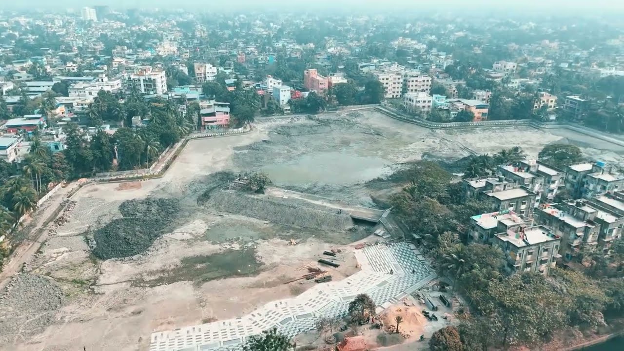 Construction of New Lake in Kudghat || An Eagle vision experience.
