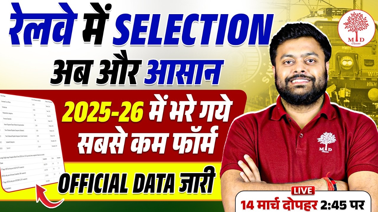 😱रेलवे में सिलेक्शन अब और आसान | RAILWAY RTI REPLY| ALP TOTAL FORM FILL UP 2026 |ALP TOTAL FORM FILL