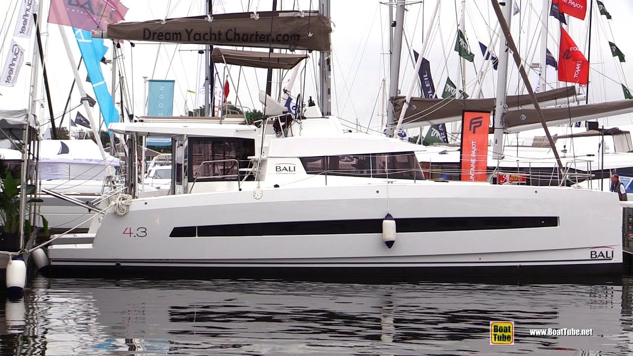 2017 Bali 4.3 Catamaran - Deck and Interior Walkaround - 2016 Annapolis Sail Boat Show