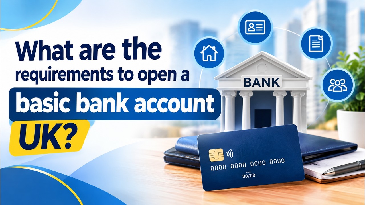 What are the requirements to open a basic bank account UK?