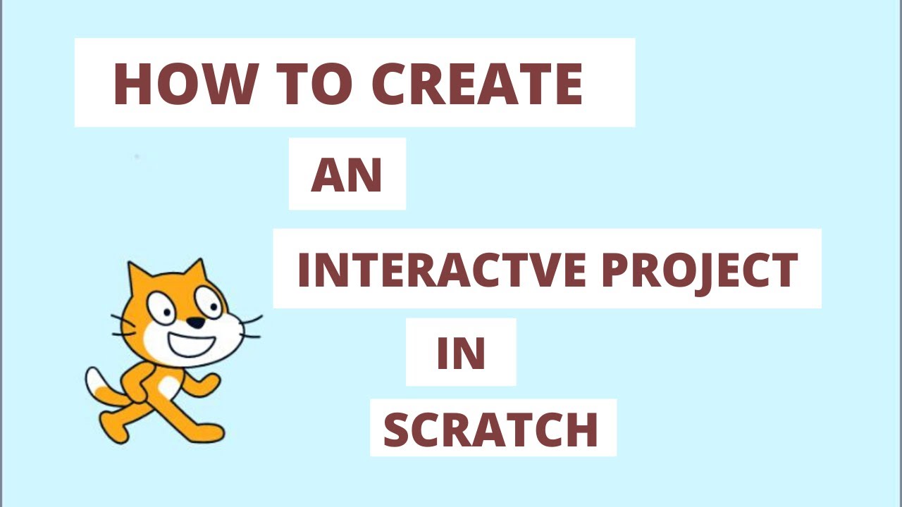 Scratch 3.0 Tutorial: How to create an interactive project (adjusted)
