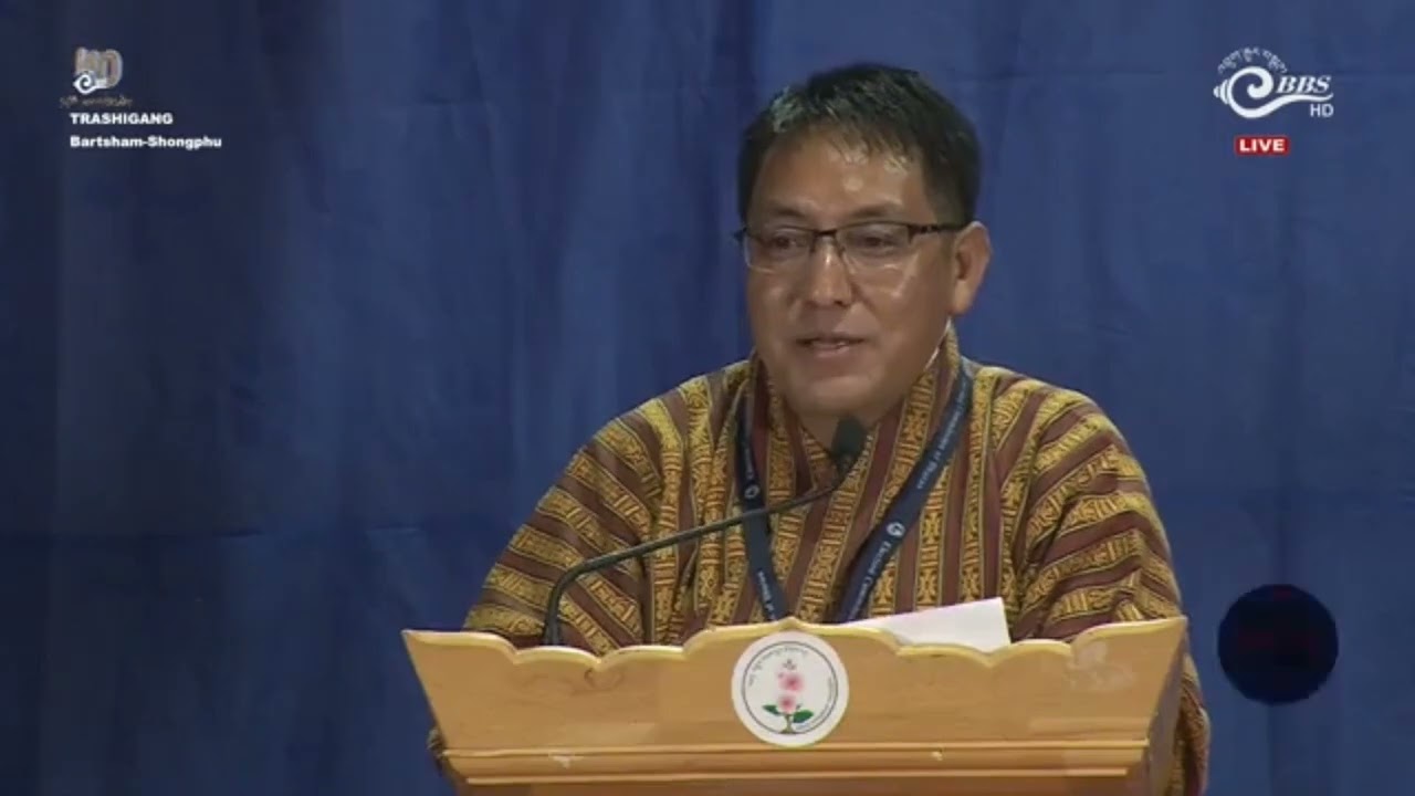 Dasho Dr. Sonam Kinga speech during Common Forum
