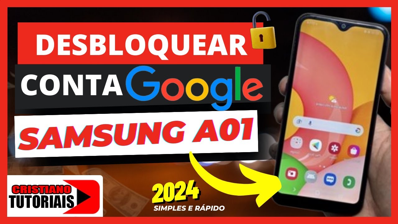 Como Remover Conta GOOGLE Samsung A01 Android 12 Atualizado | #contagoogle  #samsung  #frpbypass