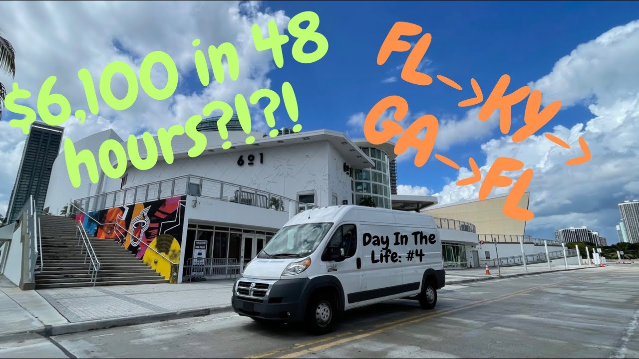 DAY IN THE LIFE: $6,100 in 48 hours as a cargo van owner operator #4