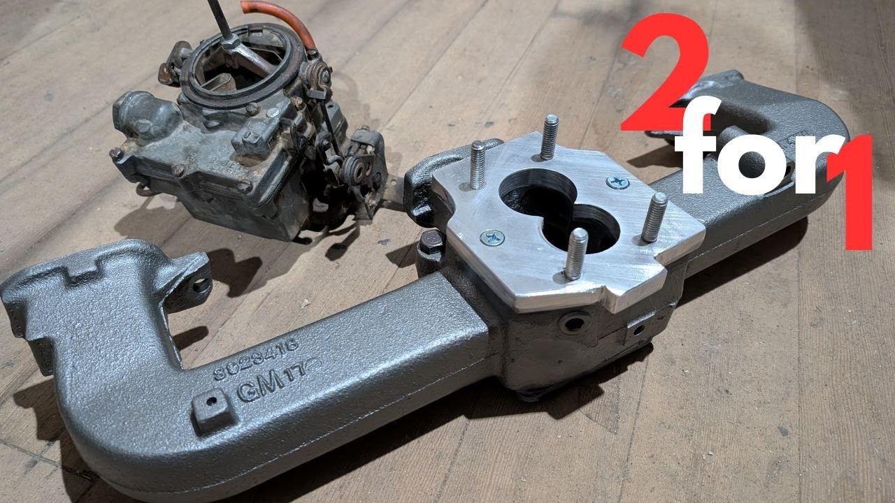 Modify a Chevy Inline 6 Intake Manifold from 1bbl to 2