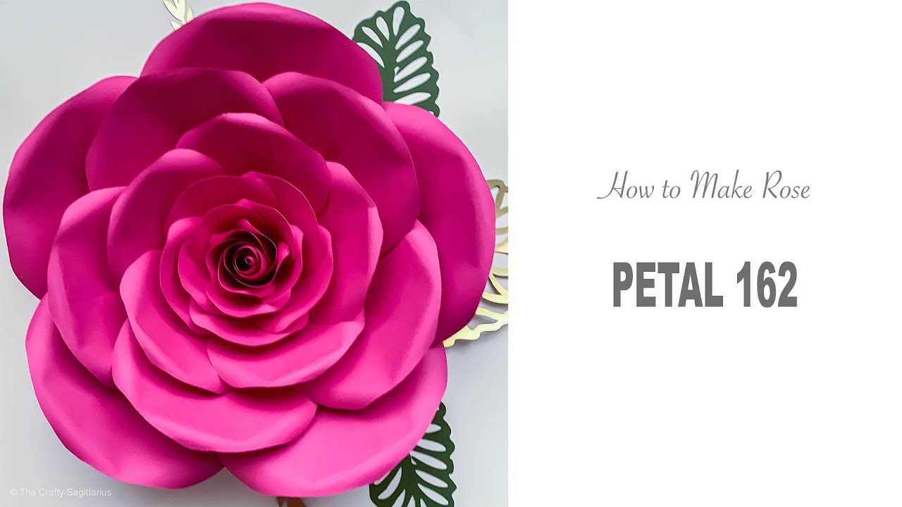 How to easily make a Giant Rose from Petal 176