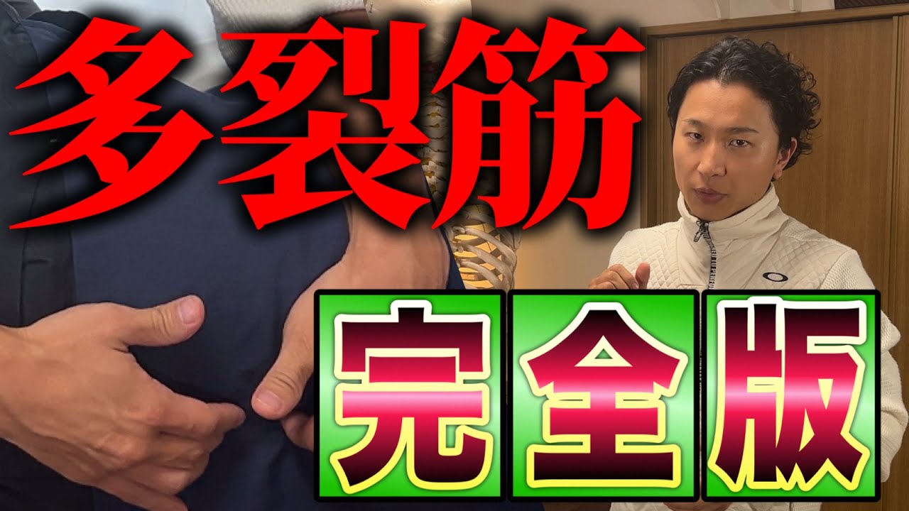 【完全版】多裂筋の解剖から治療まで
