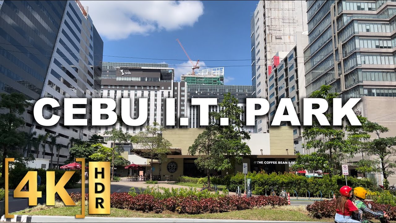 Walking at Cebu’s Modern Hub | Cebu I.T. Park Tour | 4K HDR | Philippines
