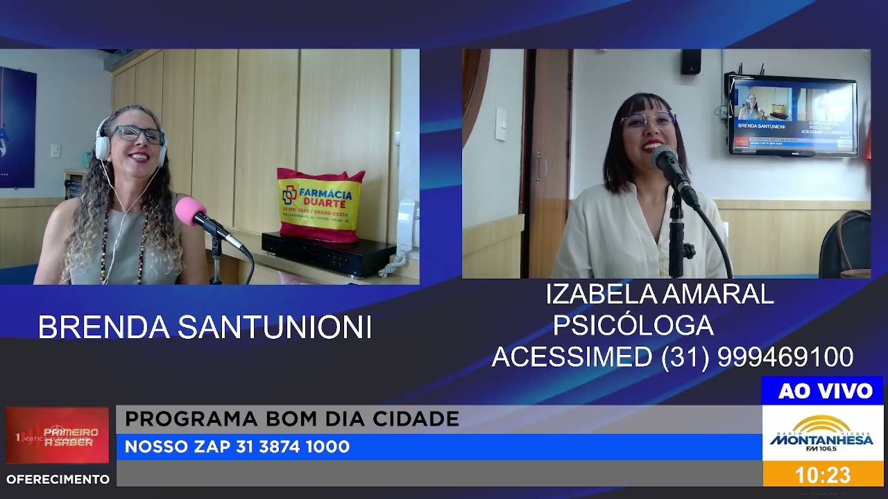 EMAGRECIMENTO E PSICOLOGIA com Izabela Amaral da ACESSIMED - (31) 999469100