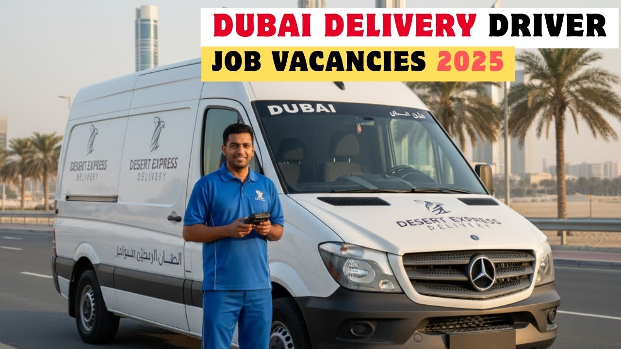 Delivery driver jobs in Dubai 2025 || Dubai Delivery Driver Job Vacancies