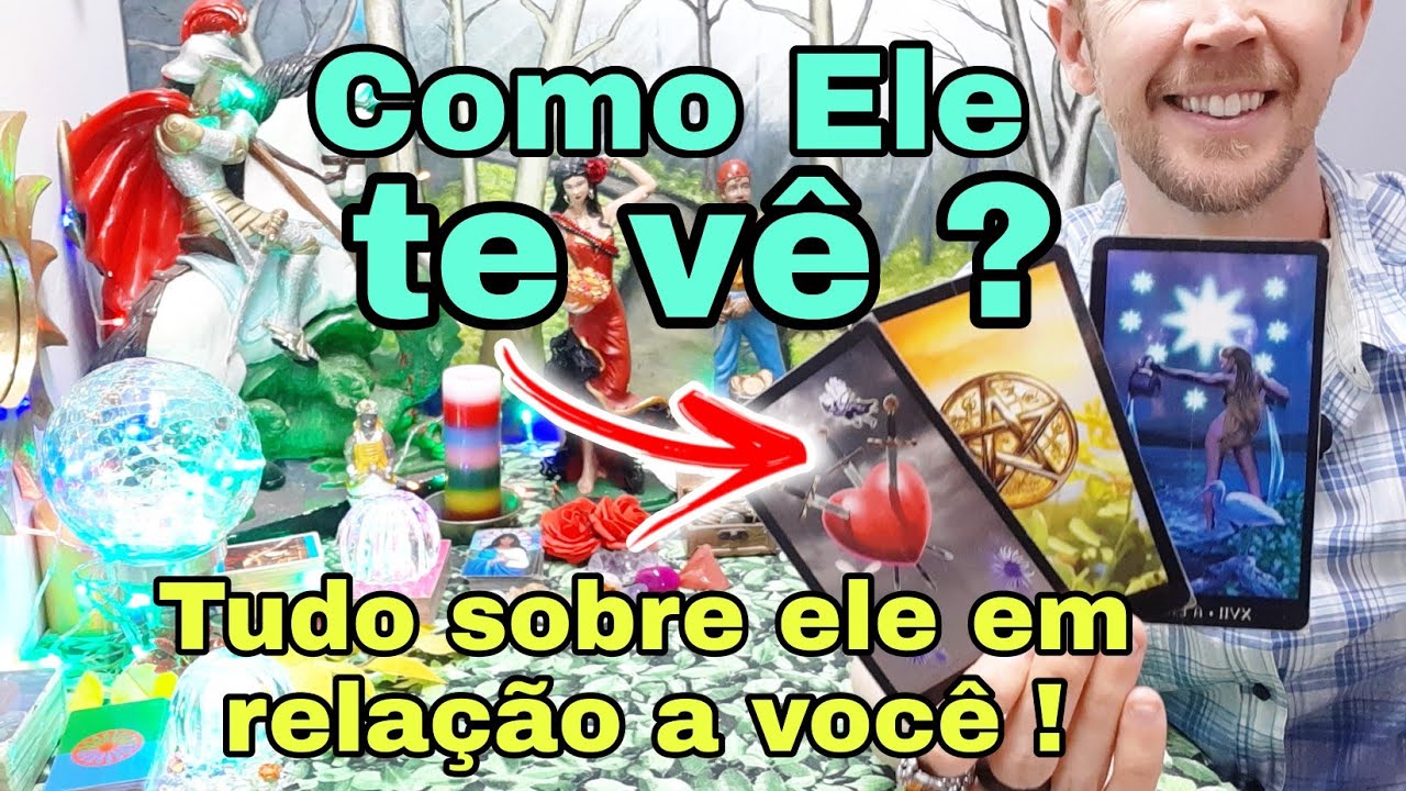 Como ele me vê tarot ? Como ele te enxerga e o que você é pra ele !! #tarotdehoje ,#tarot
