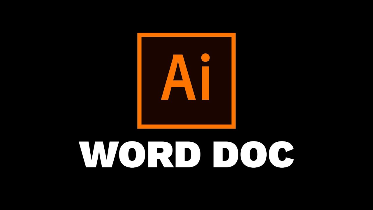 How To Convert Illustrator Files Into Microsoft Word | 8482 Media