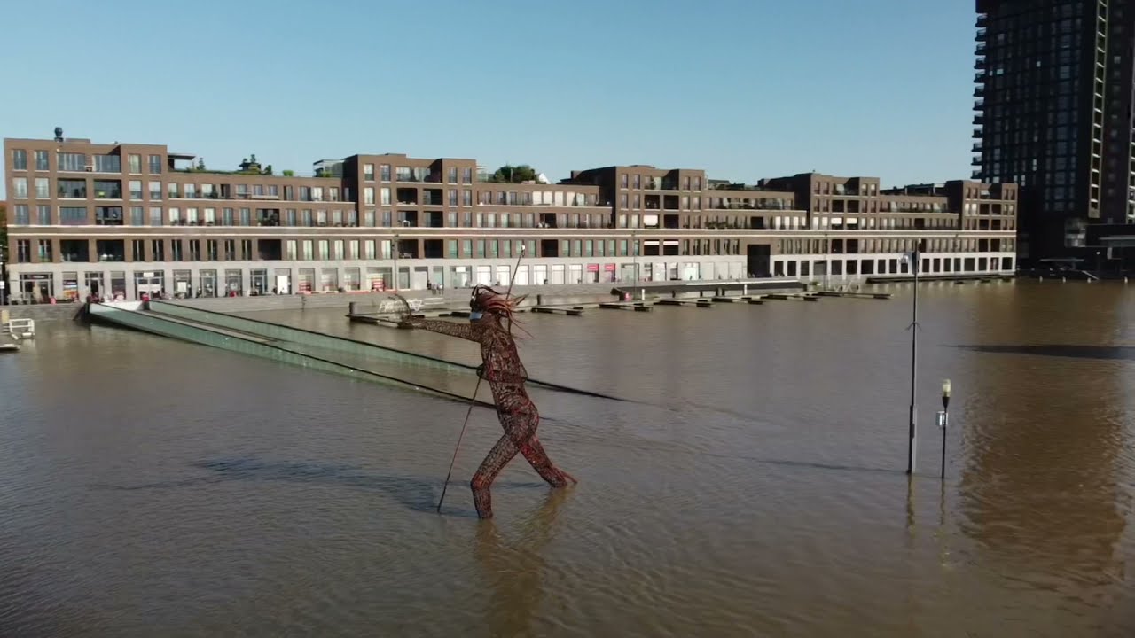 Hoogwater De Maas - Venlo Limburg 2021