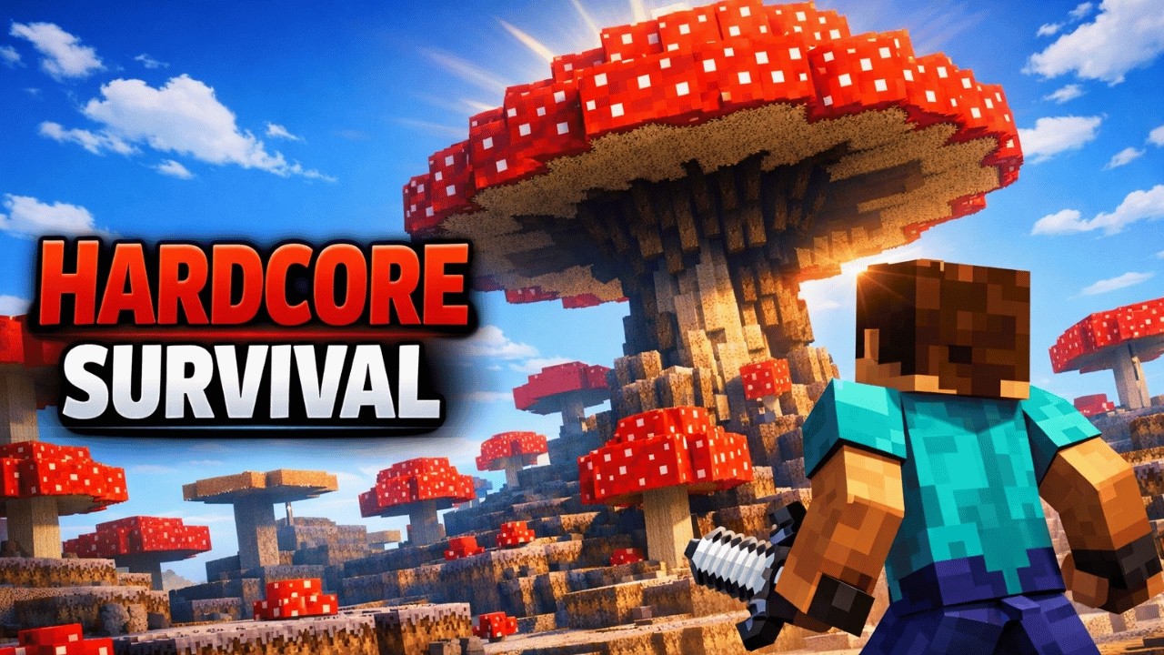 MANTAR AĞACI BULDUM | Minecraft Hardcore Survival Türkçe