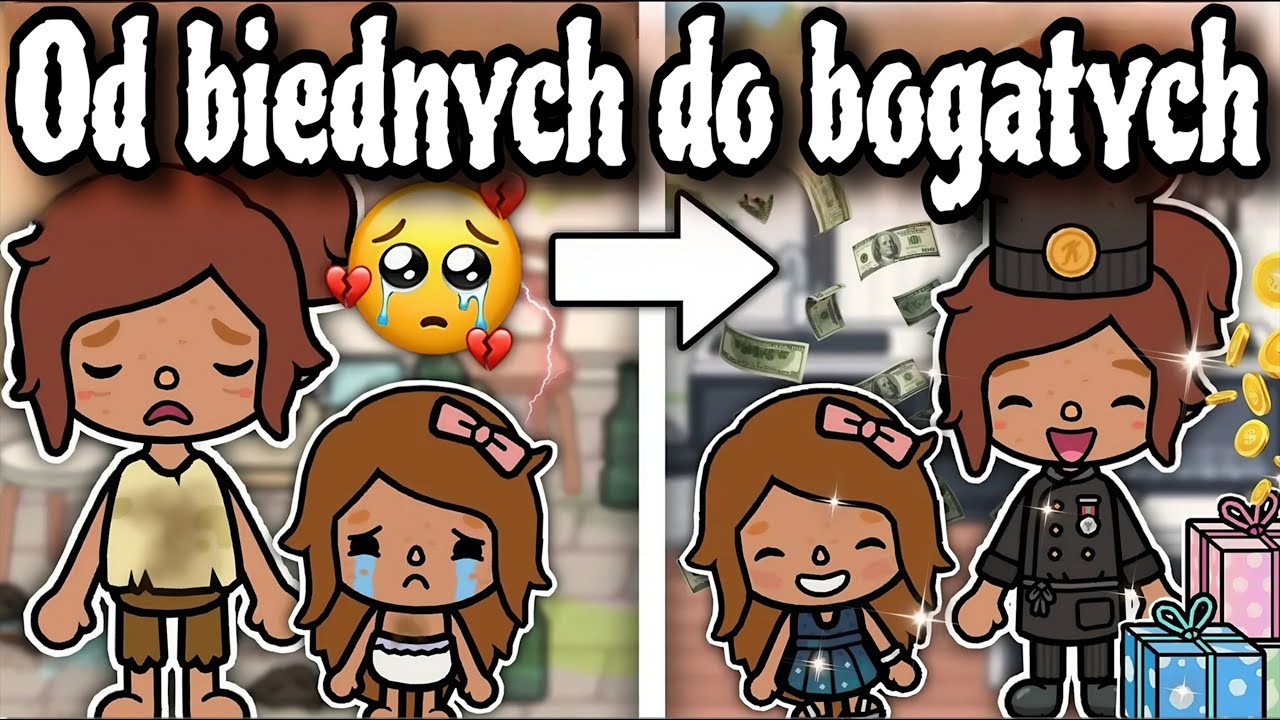 OD BIEDNYCH DO BOGATYCH 💔 | CZĘŚĆ 2 | SMUTNA HISTORIA | TOCA BOCA HISTORYJKI PO POLSKU |
