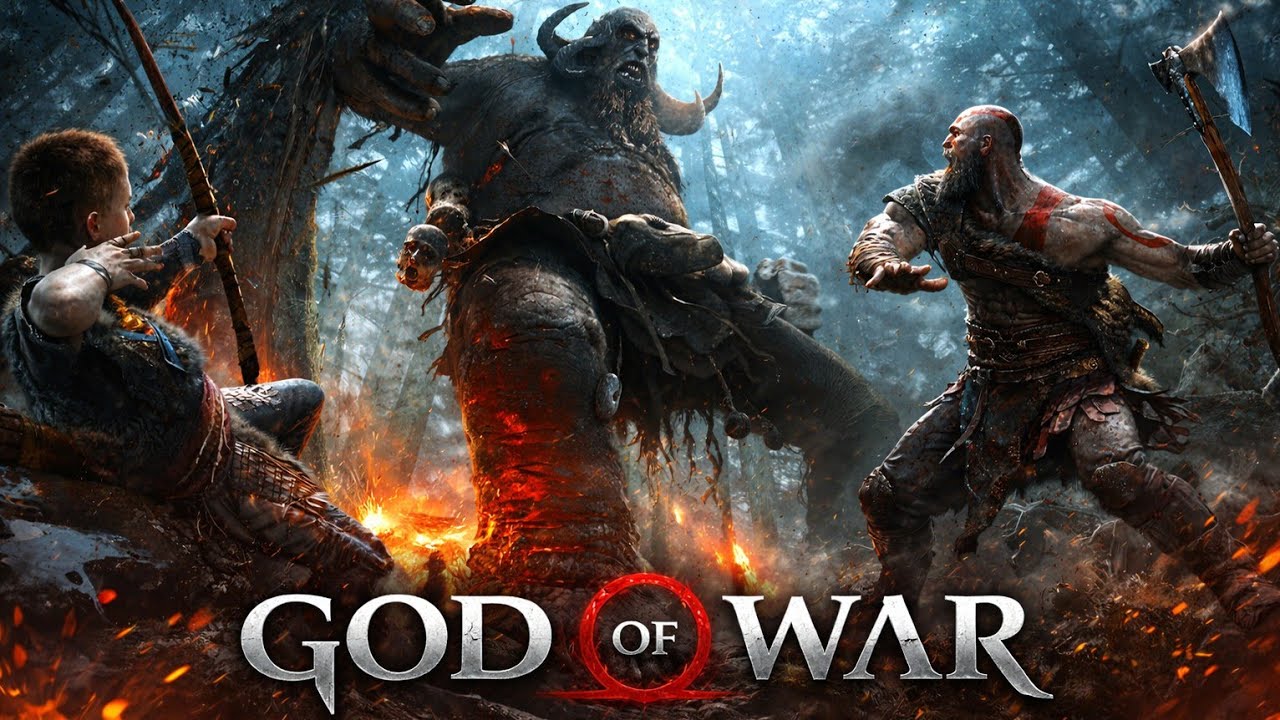 God of War Gameplay Walkthrough part 1 [4K 60FPS PS5]-No Commentary
