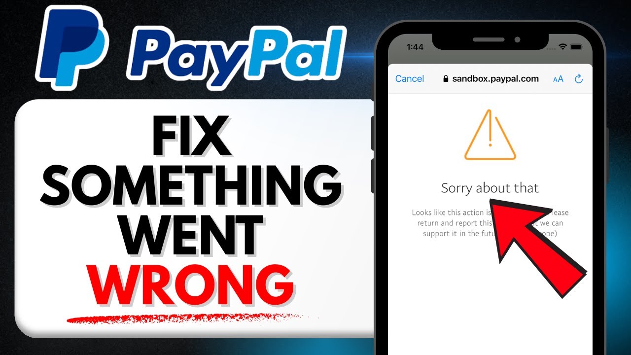 How To Fix PayPal Something Went Wrong Error (Step-by-Step 2025)